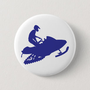 Badge Rond 5 Cm Motoneige/Sledder
