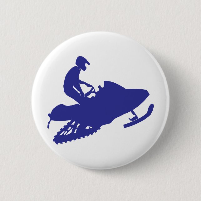 Badge Rond 5 Cm Motoneige/Sledder (Devant)