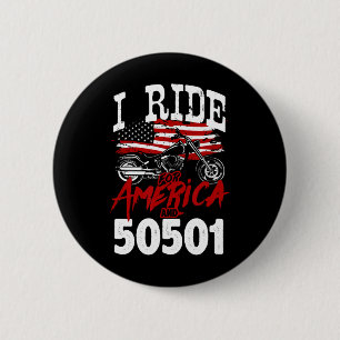 Badge Rond 5 Cm Motorcycle Biker Anti Trump 50501 Pro-democracy Re