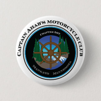 Badge Rond 5 Cm Motorcycle Club de capitaine Ahab's
