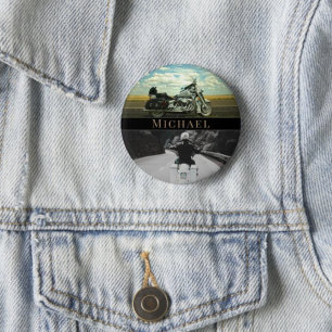 Badge Rond 5 Cm Motorcycle Motorbike accessoire biker