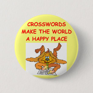 Badge Rond 5 Cm mots croisé