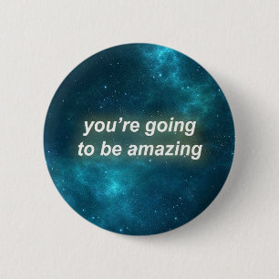 Badge Rond 5 Cm Mots d'Istus : Goupilles