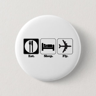 Badge Rond 5 Cm mouche de sommeil