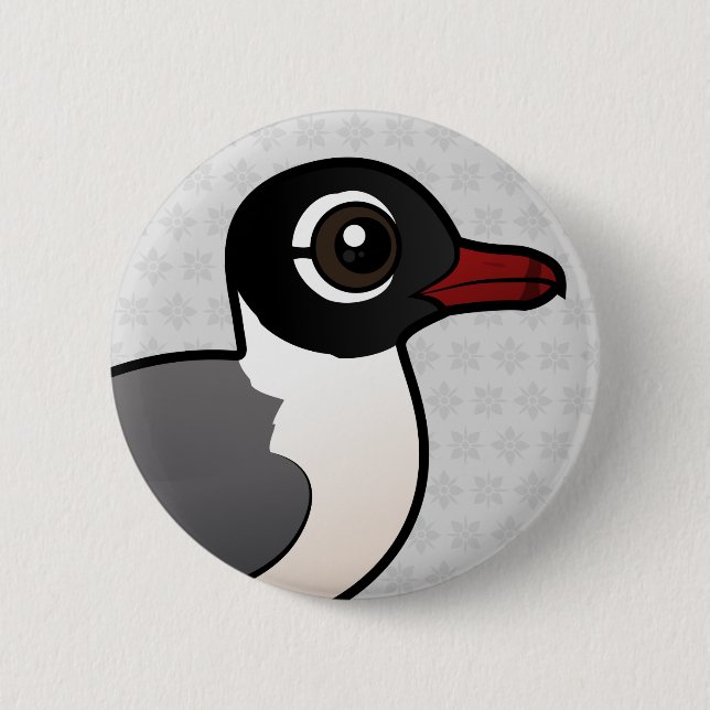 Badge Rond 5 Cm Mouette de Birdorable Franklin (Devant)