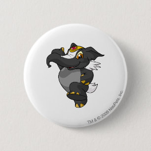 Badge Rond 5 Cm Mouffette d'Elephante