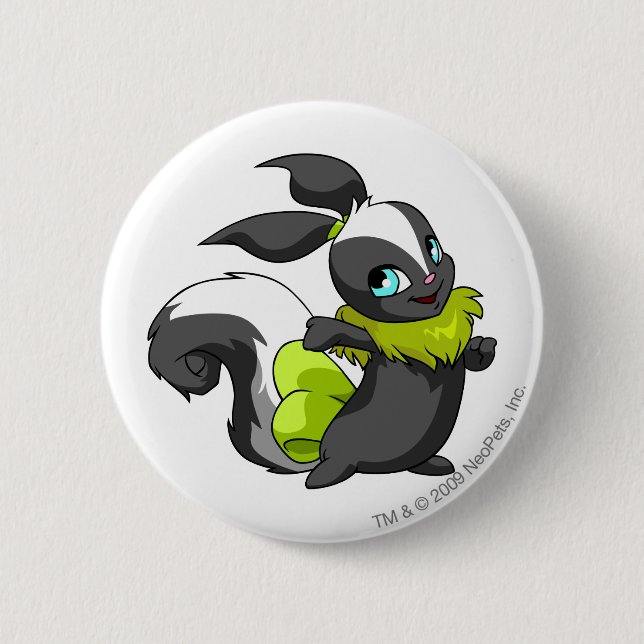 Badge Rond 5 Cm Mouffette d'Usul (Devant)