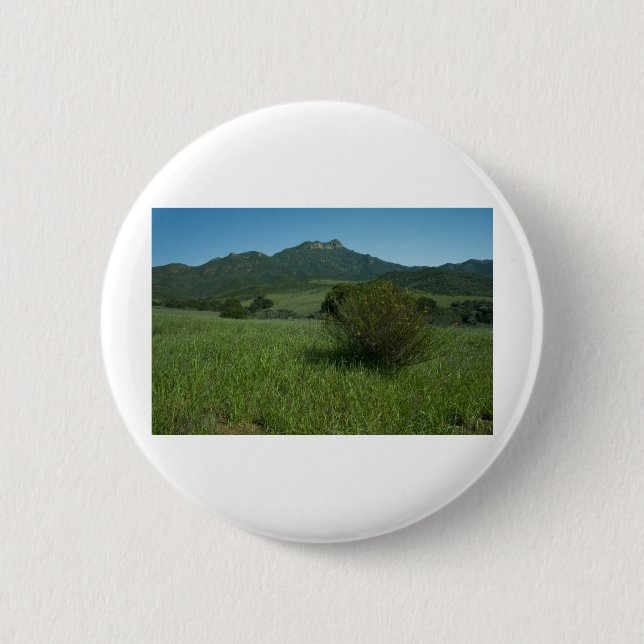 Badge Rond 5 Cm Mouintain osseux (Devant)