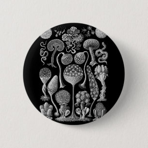 Badge Rond 5 Cm Moules de boue en noir et blanc