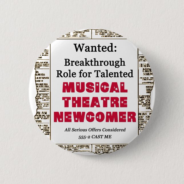Badge Rond 5 Cm Moulez-moi bouton (Devant)