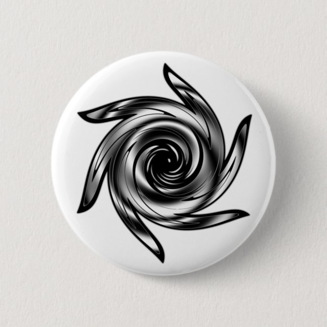 Badge Rond 5 Cm Moulin à vent de la vie (Devant)