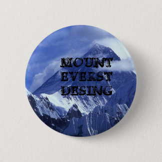 Badge Rond 5 Cm mount_everest_, BÂTI EVERST DESING
