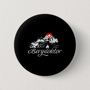 Badge Rond 5 Cm Mountain Doctor Mountains Alpes Apres Ski Sn