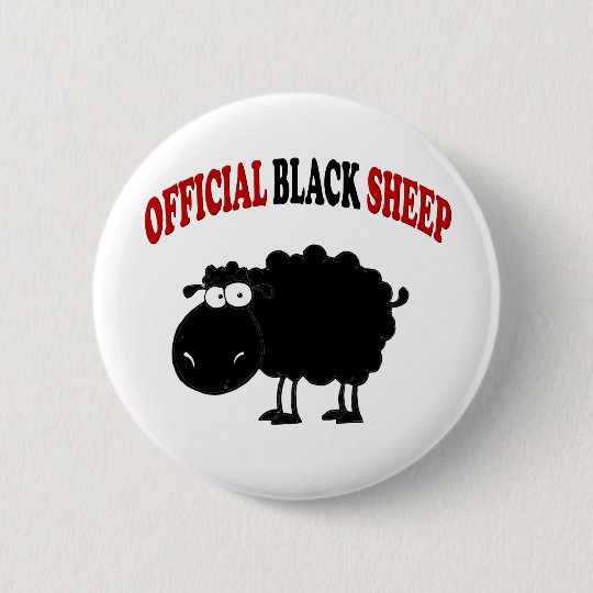 Badge Rond 5 Cm Mouton Noir Drole Zazzle Fr