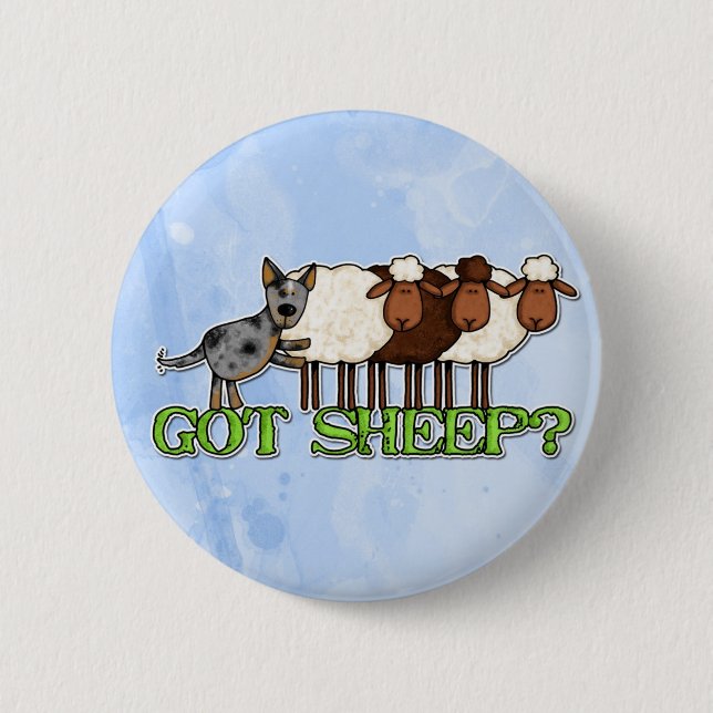 Badge Rond 5 Cm moutons obtenus (Devant)