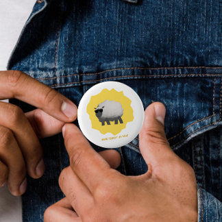 Badge Rond 5 Cm Moutons sarcastiques – C'est à moi que tu causes ?