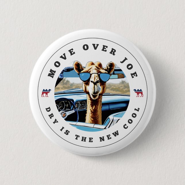 BADGE ROND 5 CM MOVE OVER JOE (Devant)