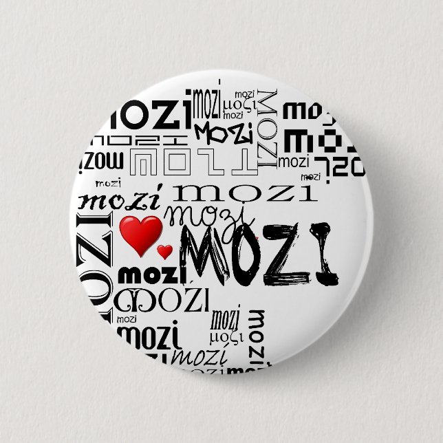 Badge Rond 5 Cm MoziLindo (Devant)