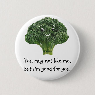 Badge Rond 5 Cm Mr.Broccoli