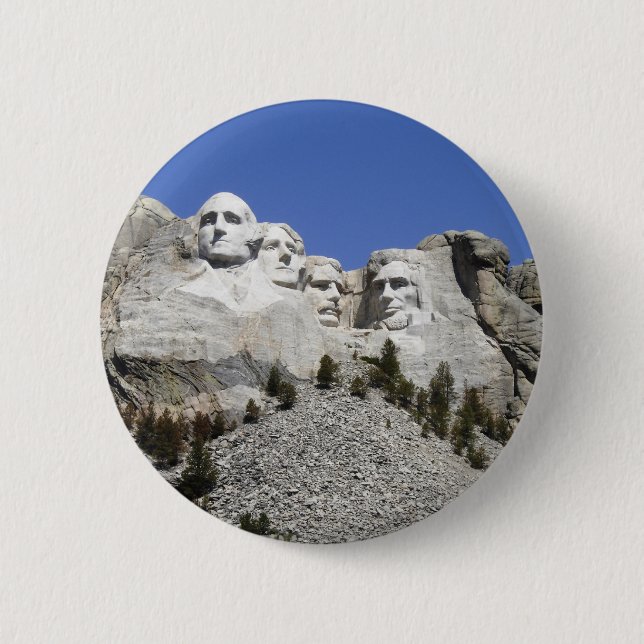 Badge Rond 5 Cm Mt Rushmore (Devant)