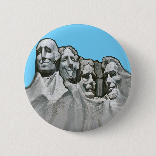 Badge Rond 5 Cm Mt Rushmore (Devant)