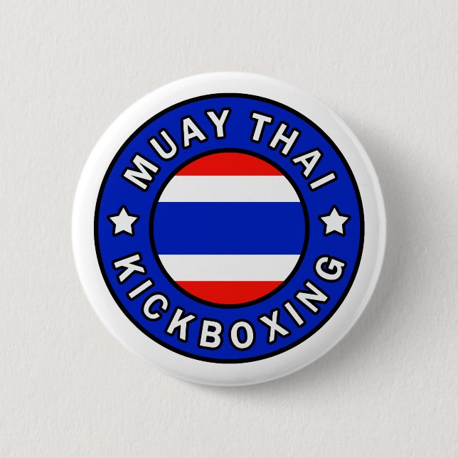 Badge Rond 5 Cm Muay Thai (Devant)