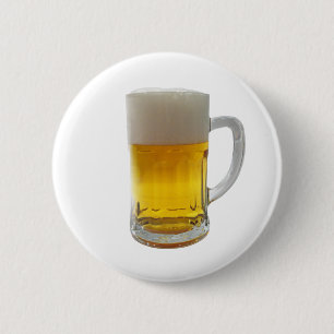 Badge Rond 5 Cm Mug de bière