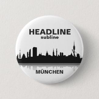 Badge Rond 5 Cm Munich Button / Contagier / Pin