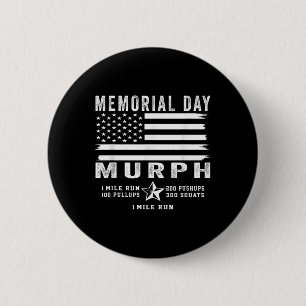 Badge Rond 5 Cm Murph Challenge Memorial Day entraînement Gym Us D