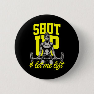 Badge Rond 5 Cm Muscle de musculation pour femmes amusant Sa