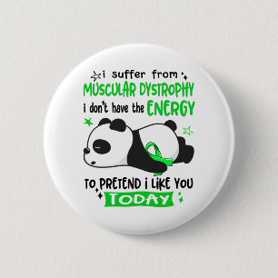 Badge Rond 5 Cm Muscle Dystrophy Awareness Month Ribbon