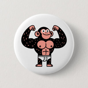 Badge Rond 5 Cm Musculaire