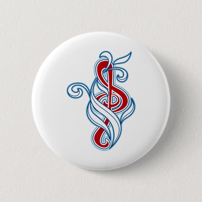 Badge Rond 5 Cm Music Picker (Devant)