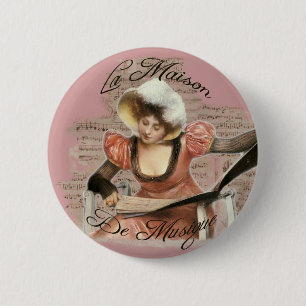 Badge Rond 5 Cm Musique
