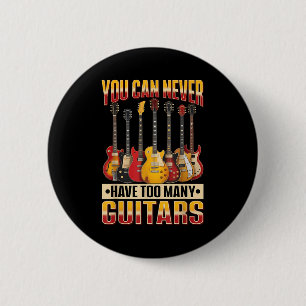 Badge Rond 5 Cm Musique de guitare drôle que vous ne pouvez jamais