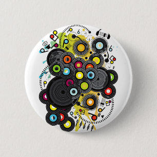 Badge Rond 5 Cm Musique du XXe siècle