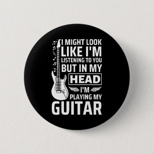 Badge Rond 5 Cm Musique guitare