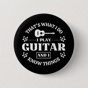 Badge Rond 5 Cm Musique guitare
