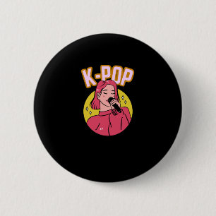 Badge Rond 5 Cm Musique K-Pop