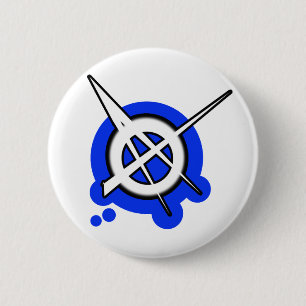 Badge Rond 5 Cm musique punk de PUNK ROCK d'ANARCHIE de filles de