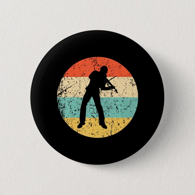 Badge Rond 5 Cm Musique violon (Devant)