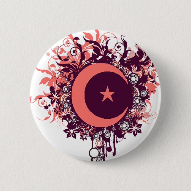 Badge Rond 5 Cm Muslima (Devant)