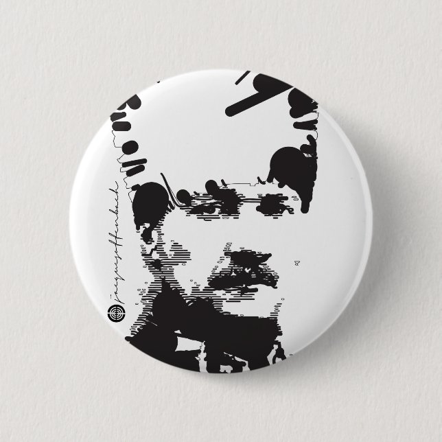 Badge Rond 5 Cm Mustafa Kemal Atatürk button (Devant)