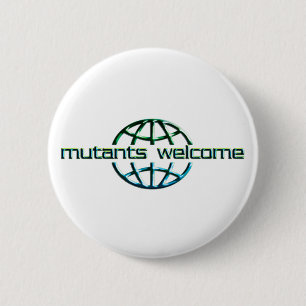 Badge Rond 5 Cm mutants bienvenus