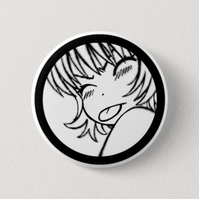 Badge Rond 5 Cm muuhh - anime mignon (Devant)