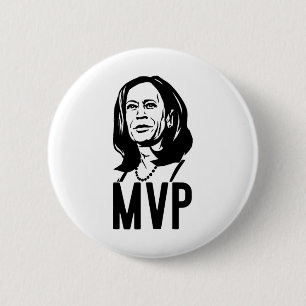 Badge Rond 5 Cm Mvp Madame Vice-Présidente Kamala Harris Election