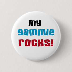 Badge Rond 5 Cm My Gammie Rocks T-shirts et cadeaux