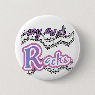 Badge Rond 5 Cm My Tunt Rocks Tshirts et cadeaux