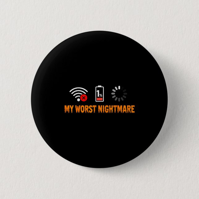 Badge Rond 5 Cm My Worst Funny For Gamers  (Devant)