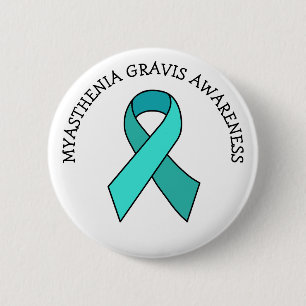 Badge Rond 5 Cm Myasthenia Gravis Awareness Ribbon